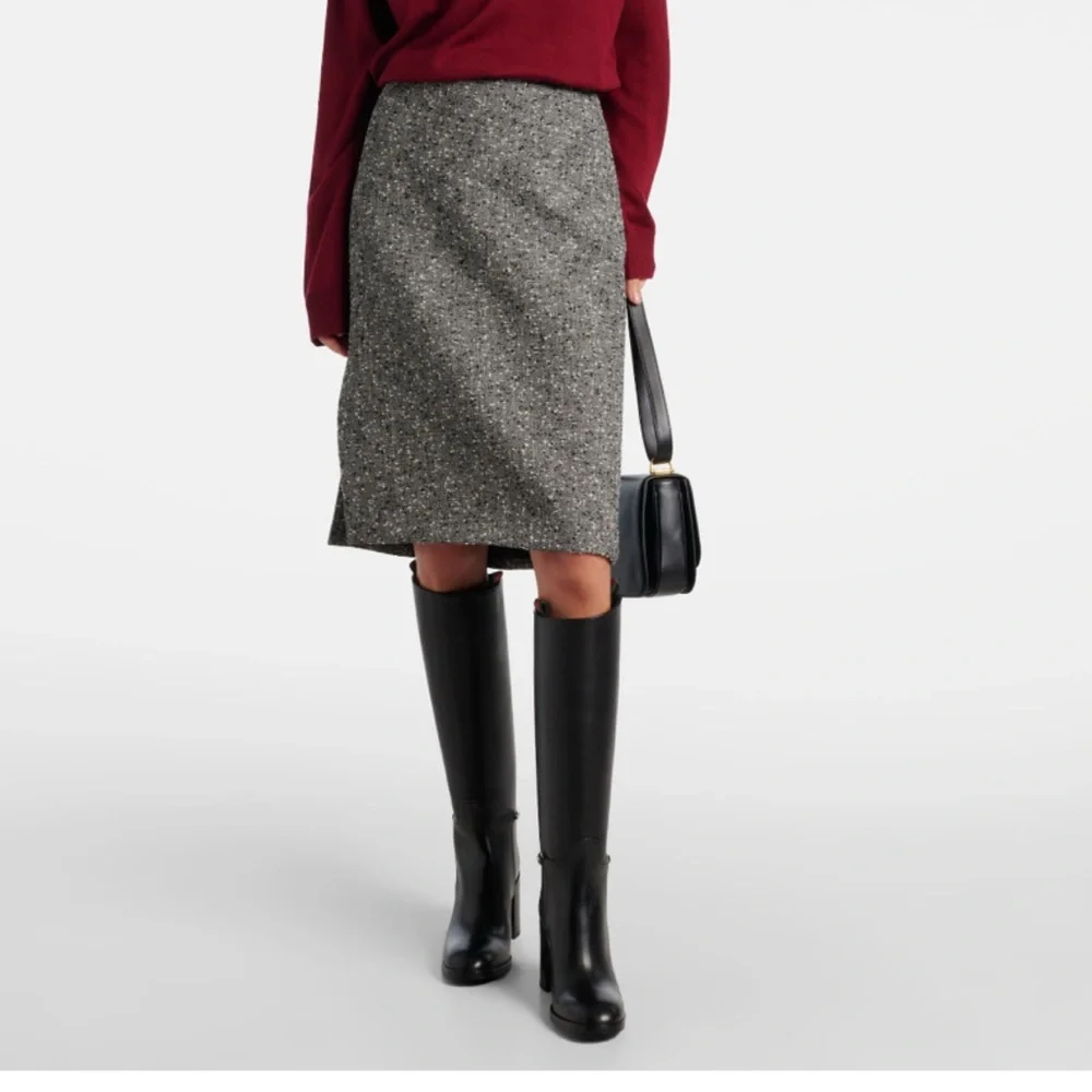 GUCCI Horsebit slim clamp web stripe trimmed knee tall boots - Picture 7 of 7